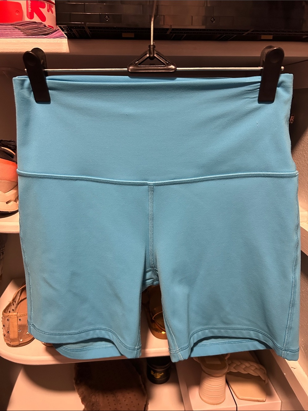 Lululemon Align High Rise Short 6in Kayak Blue Light
